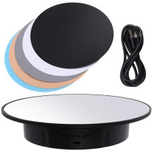 360-Grad-Drehständer, 360-Grad-Drehteller, 5 PVC-Hintergründe für Produktfotografie