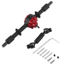 Metal Rear Axle Bridge with Drive Shaft for WPL D12 B14 B24 B16 B36 C14 C24 C34 C44 RC Car Upgrade Parts Accessories,1