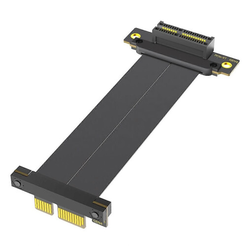 PCI-E PCI Express 4.0 1X Extension Cable ( 90 Degree Direction)