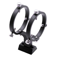 Adjustable Pointer Finderscope Bracket 6-Point Guidescope Rings Mount Astronomical Telescope,82mm(49mm-81mm)