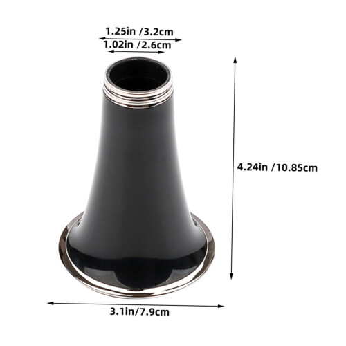 Clarinet Bell for Beginner Players, Durable Replacement Accessory with Clear Sound Projection 1