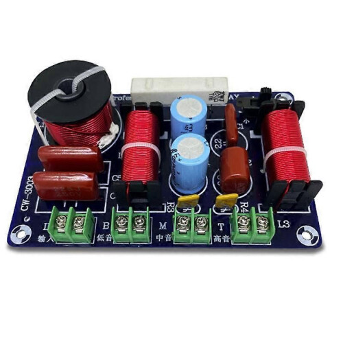 Διαχωριστής συχνότητας 3 δρόμων Hi-Fi Crossover Audiophile Home Theater Ηχε 1
