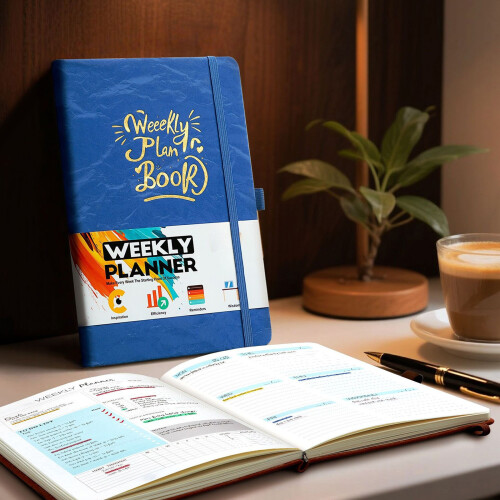 2026 Planner Journaal Schema Notebook Werkplanner-donkergrijs 1