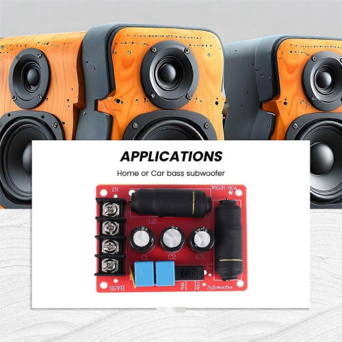 Υπογούφερ Pure Bass, ηχείο Crossover δεύτερης τάξης, διαχωριστής συχνότητας, DIY Home Theater 1