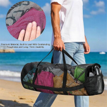Diving Mesh Duffel Bag, Quick-Dry Ventilation System Mesh Duffel Bag compatible Scuba Diving Football Equip