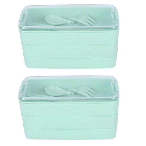 Δοχείο φαγητού τριών στρώσεων Bento Box Δοχείο φαγητού εξωτερ