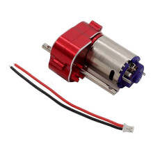 Metal Transmission Gearbox Engine GearBox with Metal Gear for MN82 MN78 1/12 RC Car Upgrade Parts Accessories Red
