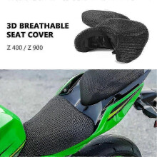 Liukumaton 3D-verkkoinen moottoripyörän istuinsuoja hengittävä vedenpitävä tyyny Kawasaki Ninja 400