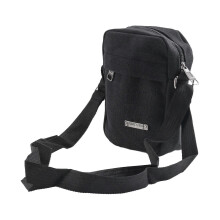 Men's Bag Shoulder Messenger Bag Casual Canvas Bag Men's Bag Backpack Small Bag Mobile Phone Bag -Black