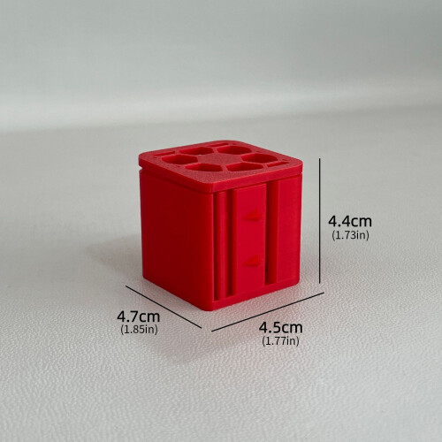 Plastic Label Dispenser Storage Container for Home Office Desk 2