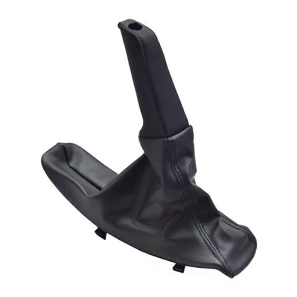 Leather Car Gear Shift Knob Gaitor Boot Cover Handbrake Cover 7155622 Compatible For Bmw 3 E90 E91 E92 E93 2004- Replacement Parts 9152359502115
