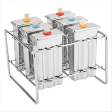Ice Cream Mold Popsicle Mold Ice Cream DIY Fruit 6 Ice Tray Mold