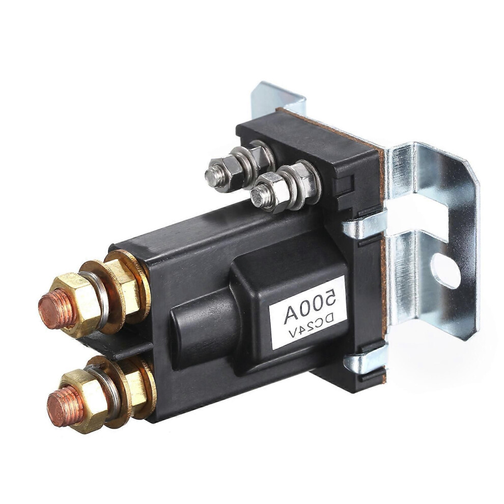Portable 24V 500A Large Current Dc Relay Dual Cells Isolator Forklift Motor Contactor 9152359637725