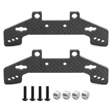 RC Car Upgrade Front and Rear Long-Legged Shock Absorbers Kit for TT02 TT02R RC Car Accessories