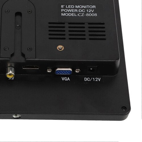 Φορητή οθόνη TFT LED 8 ιντσών, έγχρωμη οθόνη HD με VGA AV BNC USB DC HD Πο 2