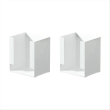 2pcs Kitchen Noodle Storage Box Bedroom Makeup Organizer 17.5x14x20cm