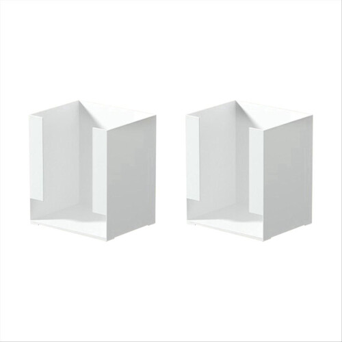 2pcs Kitchen Noodle Storage Box Bedroom Makeup Organizer 17.5x14x20cm