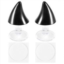 Motorcycle Helmet Corner Horn Decoration Accessories Resilient Suction Cup Soft Horn Decoration Head