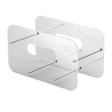 Papieren bordendispenser, acryl plastic bordenhouders, opbergorganizer voor wegwerpborden van 7-12 inch