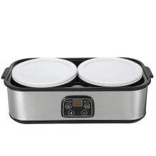 Yoghurtmachine met grote capaciteit van 2 liter, automatische temperatuurregeling, timer van 0-48 uur,