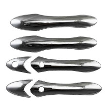For Honda Freed 2008-2016 Chrome Outside Exterior Door Handle Protector Cover Trim (3 Hole)