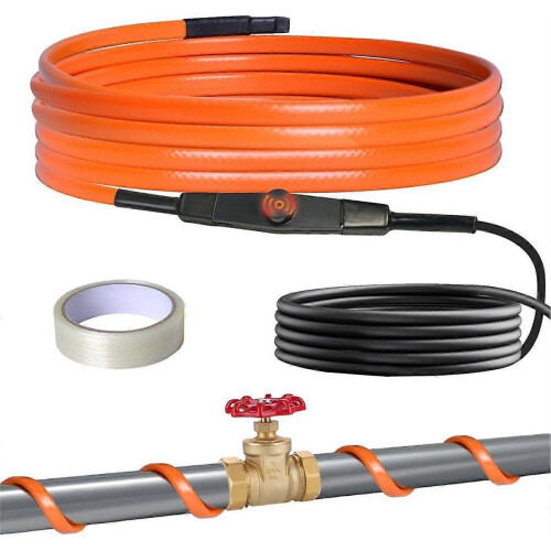 Frost Protection Heating Cable 4 M Heating Cable Concurrent Heating Self-Regulating Waterproof for