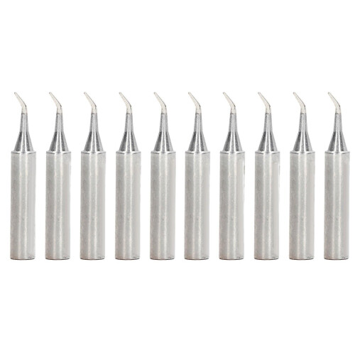 10pcs Universal Internally Heated Replacement Soldering Iron Tips Type IS (Angled Head)