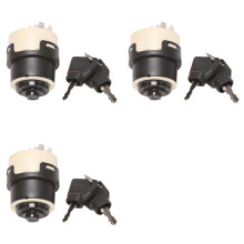 3X Ignition Switch with 6 Keys for JCB 3CX 4CX 85804674 701/80184 50988