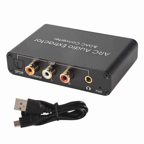 Προσαρμογέας ήχου ARC 192KHz Εξαγωγή ήχου HDMI Μετατροπέας ψηφι 2