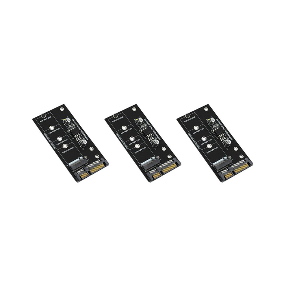 3X M.2 Adapter M2 To Adapter M.2 To Adapter M.2 Ngff Converter 2.5Inch Sata3 Card B Key For 2230-2280 M2 6031015851558