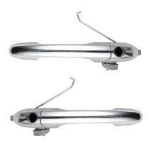 Left and Right Side Chrome Outer Door Handle Fit for Fiat 500 2007-2020 735592026 735592012 RHD