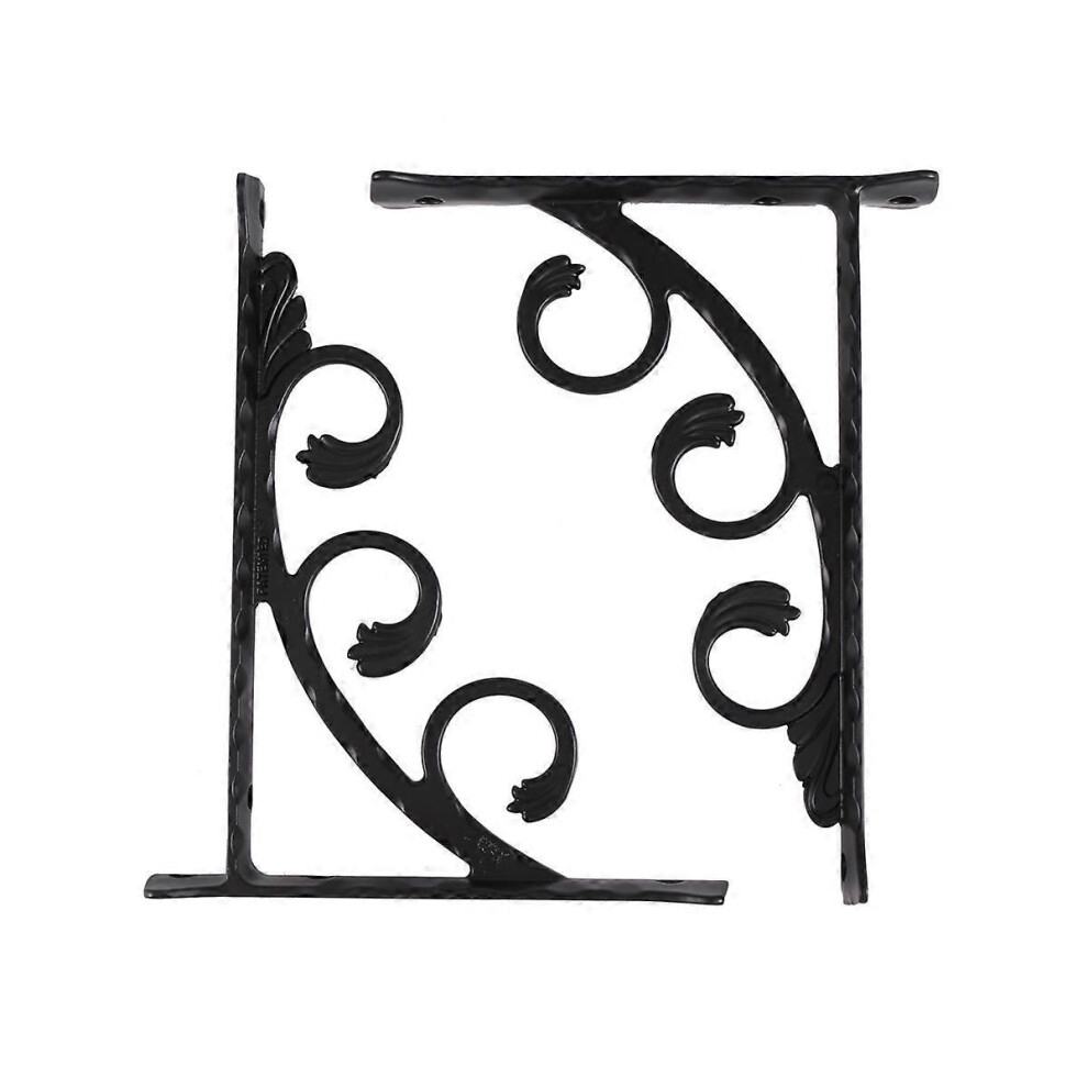 2Pcs Wall Mounted L Shaped Angle Bracket Multifuntional Brace Shelf Brackets Decorative Shelf Bracke 9152359623179