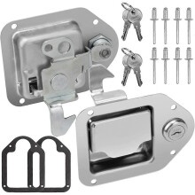 Kuorma-auton työkalupakin salpa G-Lock-työkalupakin lukko terästä + avain