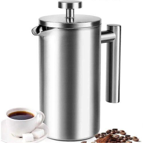 FrenchPress 34 Oz, πλήρως ανοξείδωτη καφετιέρα FrenchPress 4 φλιτζάνι