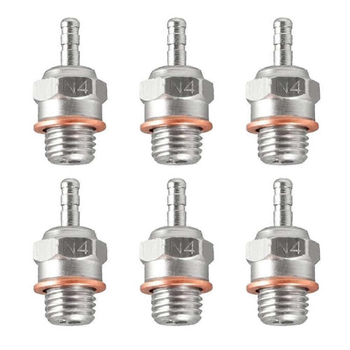 6 τεμάχια προθερμαντήρας N4 Hot Spark Nitro ανταλλακτικά κινητήρ