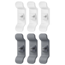 Kitchen Cord Organizer 6-Pack Home Cord Organizer Power Cord Organizer Adhesive Cord Organizer Simpl