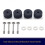For H2D/H2DS 3D Printers Rubber Shock-Absorbing Cushioning Pads Bottom Easy Installation 3