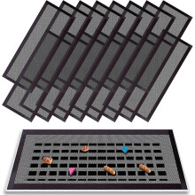 16 magnetische Bodenlüftungsabdeckungen – 12 x 5,5 Zoll AirVent-Filter, magnetische Bodenlüftungsabdeckungen