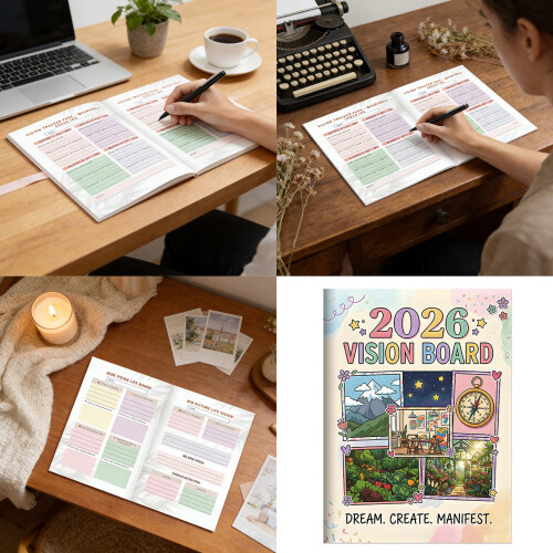 2026 Goal Journal Wishlist Planner Notebook Light Weight Design 1