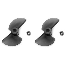 2 pezzi FT012-9 Elica di coda del timone 2 pale Elica compatibile FT012 2.4G Parti di ricambio per barca