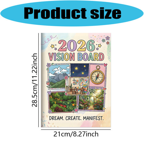 2026 Goal Journal Wishlist Planner Notebook Light Weight Design 2