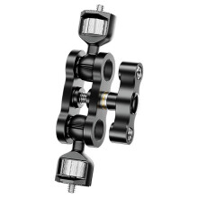 TM-5 Articulating Magic Arm with Dual Ball Head for Tripod Phone Clip 1/4inch Screw for LED Light LC