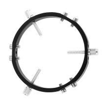Star Finder Mount 3-Point Astrophotography Guide Locking Rings for Telescope Mount Finder Pointer 130mm Black