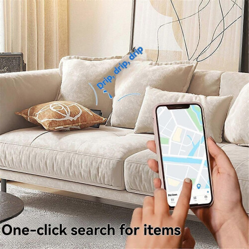 Bluetooth GPS Smart Tag Anti-Loss Location Tracker Ασύρματη φόρτιση για Find My App Replacement B 1