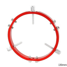 Star Finder Mount 3-Point Astrophotography Guide Locking Rings for Telescope Mount Finder Pointer 130mm Red