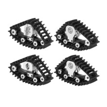 4Pcs Snow Tires Sets Carload Tracks Wheel Sandmobile Conversion for 1/18 RC Crawler Car -4M Accessory Parts,C