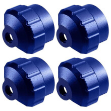 4pcs Metal Shock Cap Protector Protection Cover for ARRMA 1/7 1/8 RC Car Upgrade Parts Accessories Blue