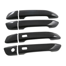 Cat Exterior Door Handle Cover Trim for -X MUX 2022 2023 RHD Accessories Carbon Fiber