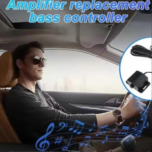 Car Bass Amplifier Remote Controller Amplifier for Car Audio Sound Volume Regulator with Cable 1