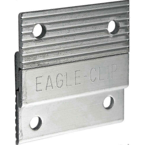 Heavy Duty Aluminum Z Clips for Wall Mounting - 10 Pack Secure Hanging Brackets